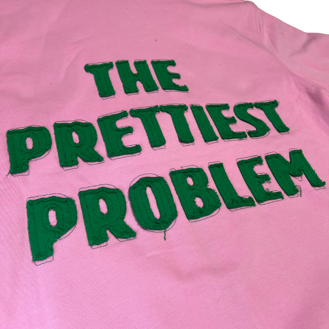 THE PRETTIEST PROBLEM ZIP-UP PINK