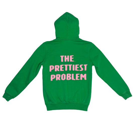 THE PRETTIEST PROBLEM ZIP-UP GREEN